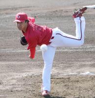 　先発し、６回１失点だった佐藤柳