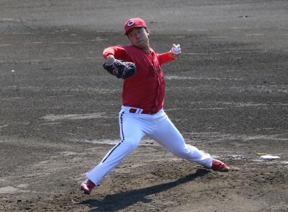 　先発し、６回１失点だった佐藤柳