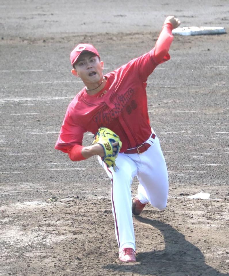 　先発し、７回途中２失点だった辻