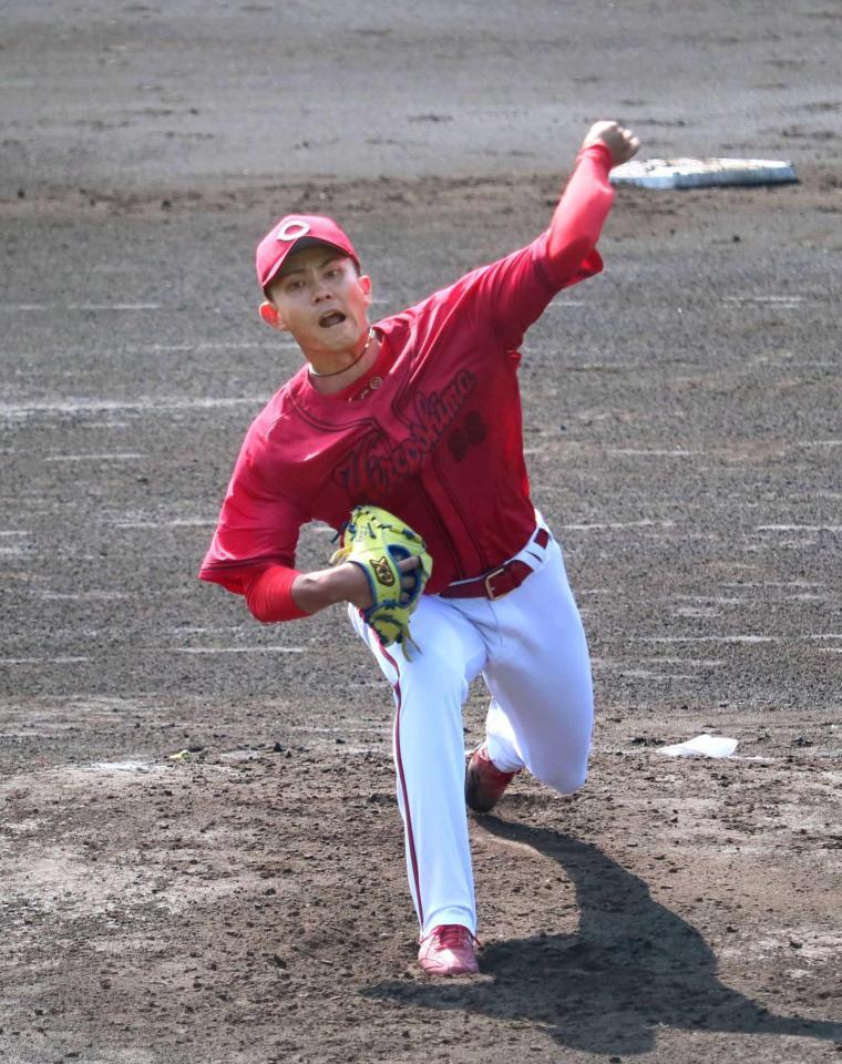 　先発し、７回途中２失点だった辻