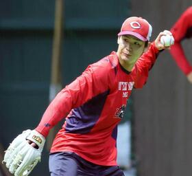 広島・森浦　“侍仕様”で調整順調　「投げてだいぶ感覚もつかめてきた」大会使用球に好感触　「ＷＢＣにも選ばれるように」