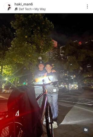 安部友裕氏のインスタグラム（＠ｈａｋｉ＿ｍａｎ６）から