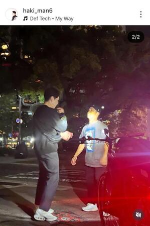 安部友裕氏のインスタグラム（＠ｈａｋｉ＿ｍａｎ６）から