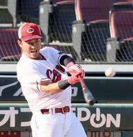 　長打力アップが期待される佐々木泰