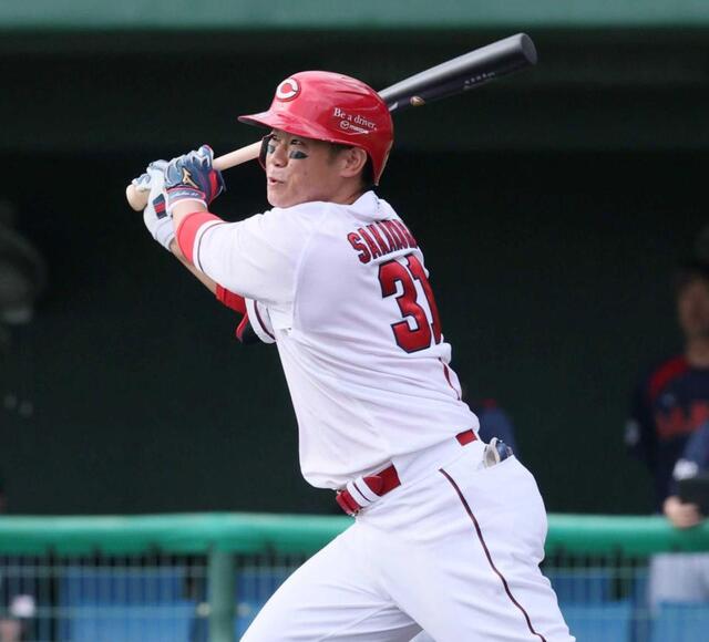 広島・坂倉 2安打3打点！侍復帰アピール 存在感示した「また代表に