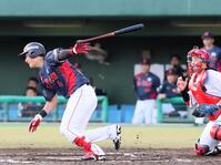 　１０日の広島戦、タイブレーク１０回１死三塁で遊ゴロに倒れる佐々木