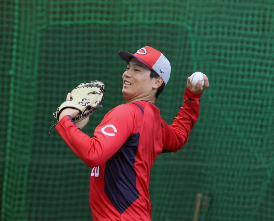 　先発として期待される栗林