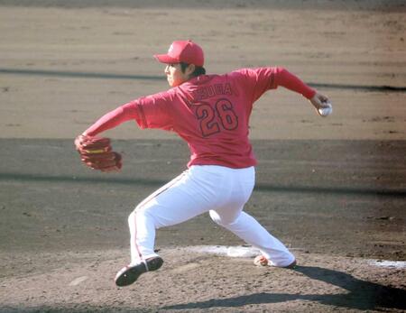 　１回を無失点に抑えた益田（撮影・向亮祐）