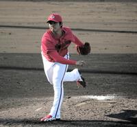 　１回を無失点に封じた益田