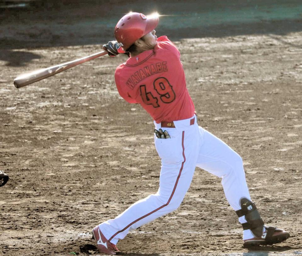 　３安打と躍動した渡辺