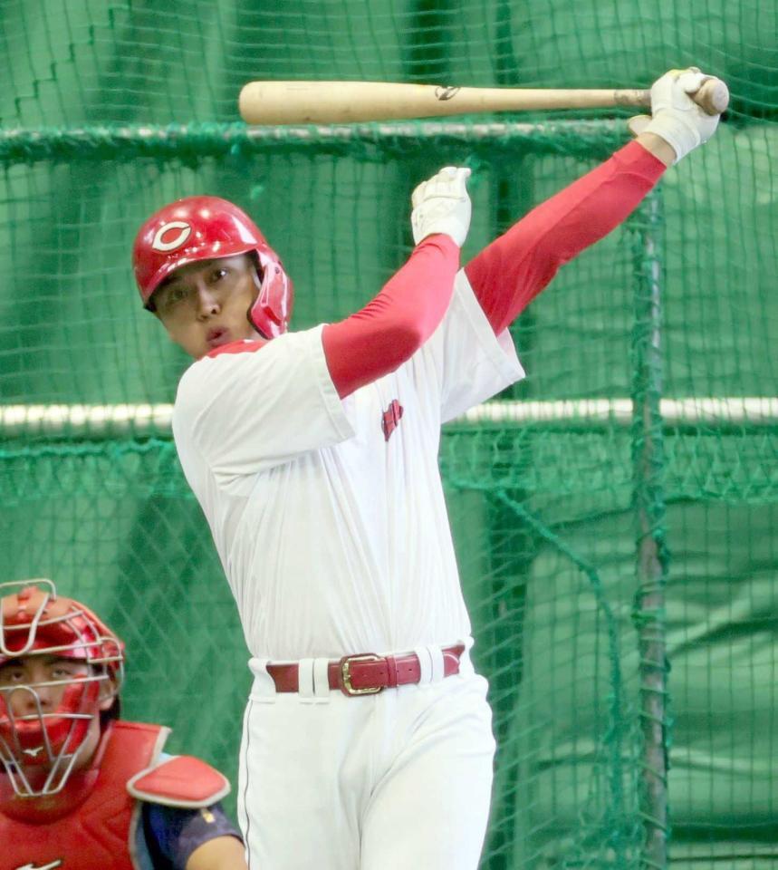 広島・久保 中村奨成に続く秋季C首位打者締めへ手応えアリ 「こだわっ