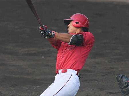 広島・渡辺　今年最後の実戦２安打２打点　充実の秋！打率・３８７締め　同期・佐々木に対抗心「自分も」