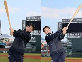 広島ドラ１・平川　仰天発言「両打席で」エディオン看板直撃１６０ｍ級弾宣言　マツダＳ見学で小園とも対面