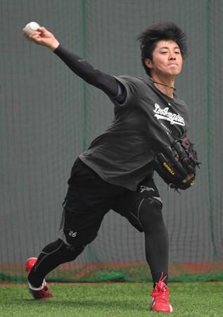 競争を勝ち抜いていく決意を示した益田