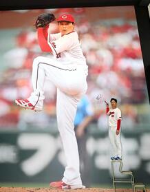 広島・栗林「大きくてびっくり」マツダ新名物の巨大壁画に抜てき　ファビアン、小園ら起用が「うらやましいなと思っていた」