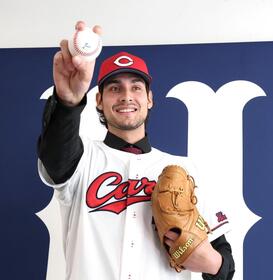 広島　新助っ人のフレディ・ターノック「優勝することが一番の目標」アスレチックス時代に藤浪と同僚「熱量がすさまじいということも聞きました」