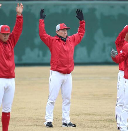 練習を切り上げた栗林（撮影・北村雅宏）
