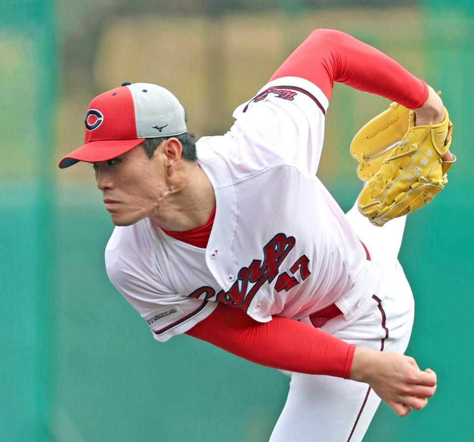 打者４人を完璧に抑えた斉藤優（撮影・北村雅宏）