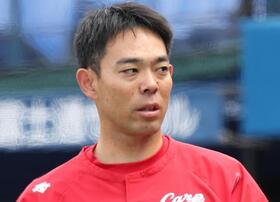 広島・秋山がチームに再合流　インフルエンザで一時離脱　