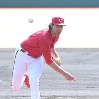 先発し、力投するターノック（撮影・北村雅宏）