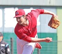 先発し、力投するターノック（撮影・北村雅宏）