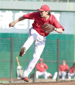 広島・大瀬良　復活０封！手術後最長３回５２球３者連続三振「自信にしていきたい」　最速１４９キロ「球速は出ていた」