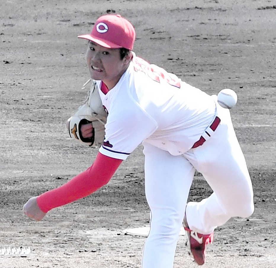 ４回を無失点に抑えた高（撮影・畠山賢大）