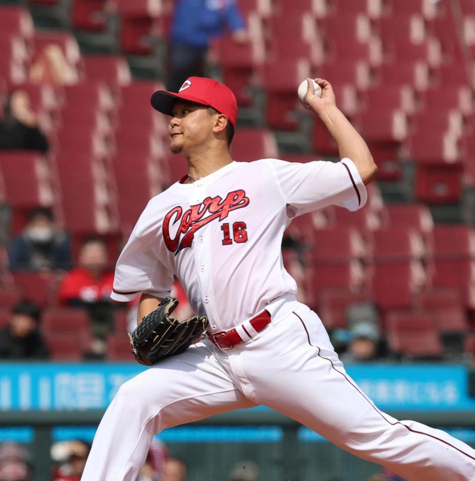 先発し力投する森（撮影・北村雅宏）