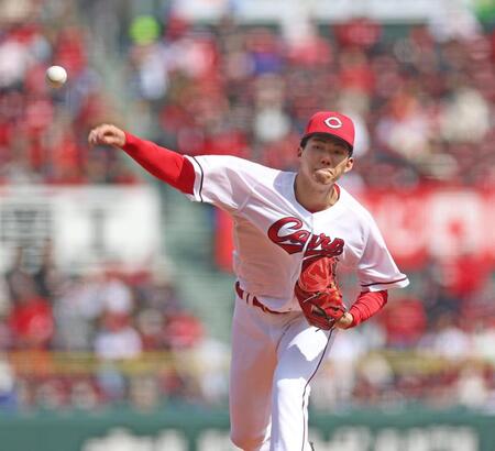 先発し力投する赤木（撮影・北村雅宏）