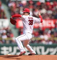 先発し力投する赤木（撮影・北村雅宏）