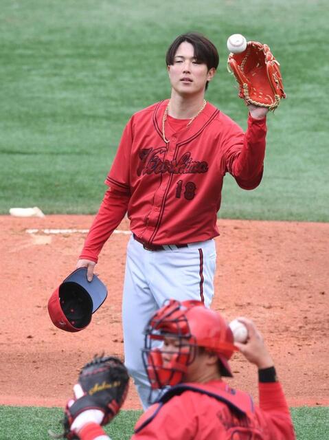 広島・森下「全然ダメだった」開幕投手アピールならず4回8安打3失点