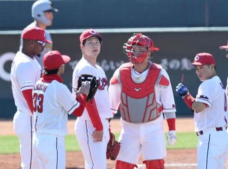 ７回、３失点を喫した島内（撮影・田中太一）