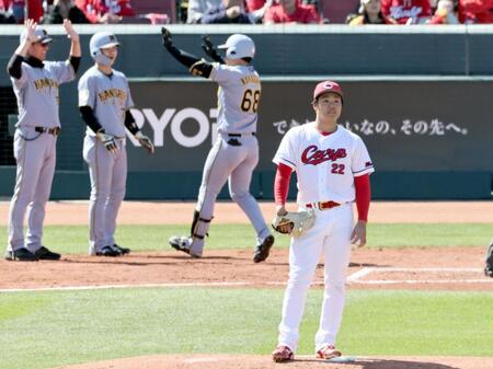 ３回、中川に２ランを許す高（撮影・田中太一）