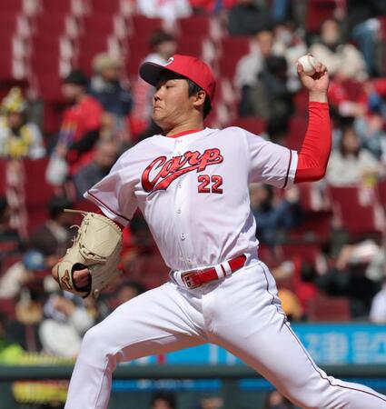 先発し力投する高（撮影・北村雅宏）