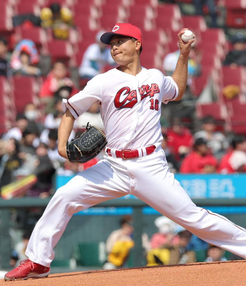 先発し力投する森（撮影・北村雅宏）