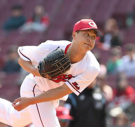 力投する先発の森（撮影・西田忠信）　