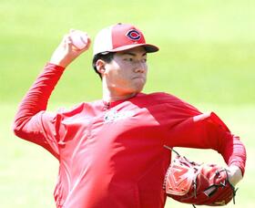 広島ドラ５・赤木　開幕１軍濃厚「しっかり抑えて勝てるように」　最速１５６キロのドラ２斉藤汰が刺激「負けたくない」