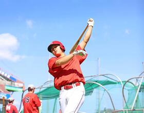 広島・ドラ１平川　新人カルテットで旋風起こす！ドラ２斉藤汰＆ドラ３勝田＆ドラ５赤木といざ　開幕１番「緊張は全くない」