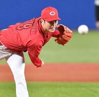 力投する森下（撮影・開出牧）