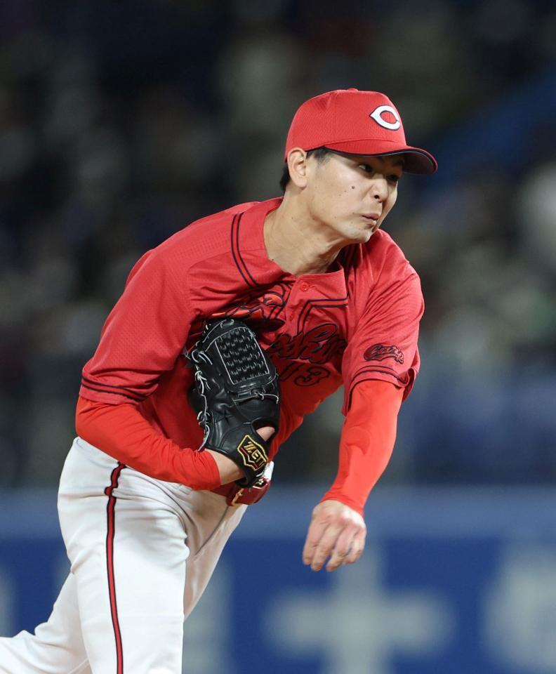 ９回、力投する森浦（撮影・石井剣太郎）