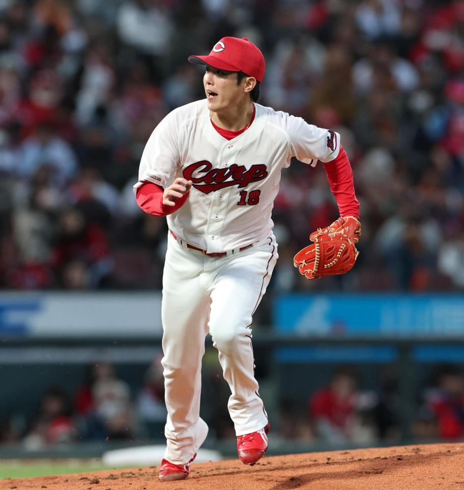 ３回、中山のゴロを追う森下（撮影・北村雅宏）