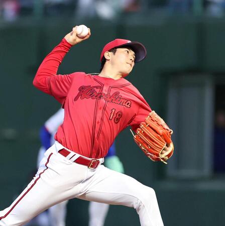 先発し力投する森下（撮影・北村雅宏）