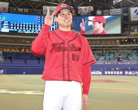 広島・栗林　地元・愛知でチームの連敗止め「楽しかったです」「汰直のおかげで勝つことができた」一問一答