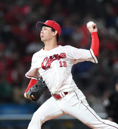 ７回から登板する森浦（撮影・北村雅宏）