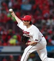 先発し力投する大瀬良（撮影・北村雅宏）