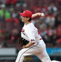 先発し力投する大瀬良（撮影・北村雅宏）