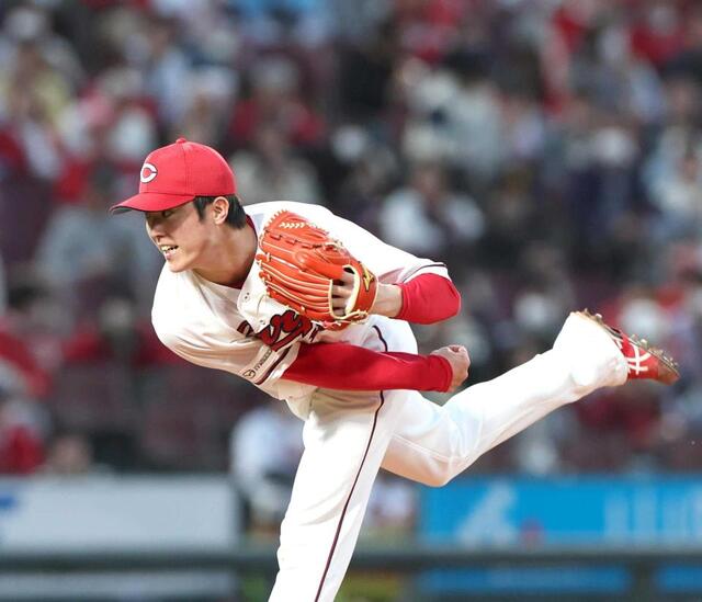 広島・森下 首位・ツバメ斬り！7回1失点 同期の持丸と初バッテリーで