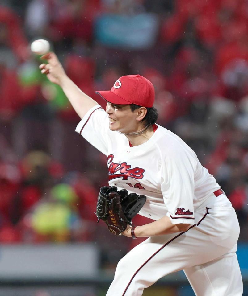 先発し力投する大瀬良