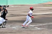 ２軍降格後、初の実戦となったファビアン(撮影・畠山賢大）