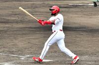 ２軍合流即２安打を放つ　